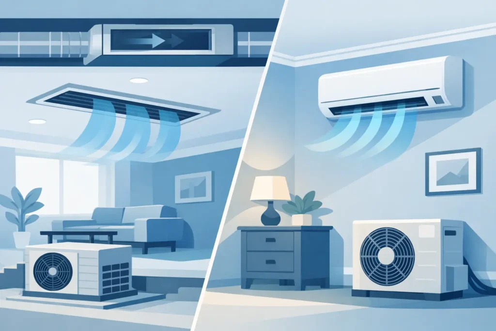 Ducted AC Versus Split AC: Which Fits Best?