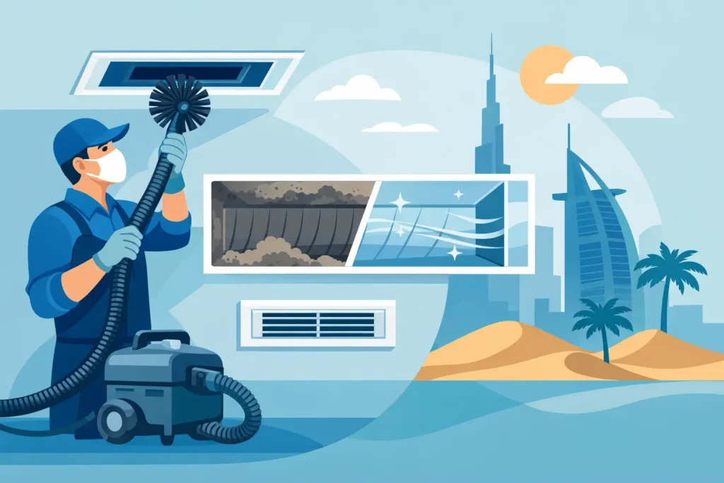 How Often Should AC Ducts Be Cleaned in Dubai?
