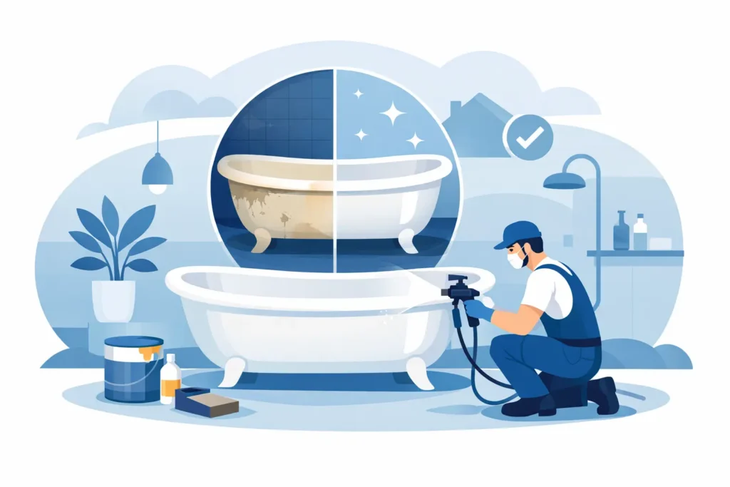 When a Bathtub Reglazing Service Makes Sense